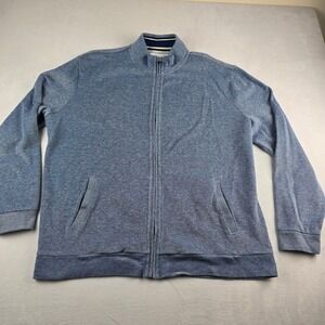 JS A Bank 1905 Comfort‎ Stretch Full Zip Sweater Jacket Mens XL Tailored Fit